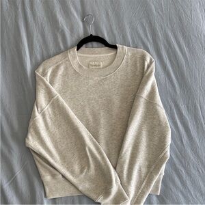 Abercrombie & Fitch Cream Sweatshirt